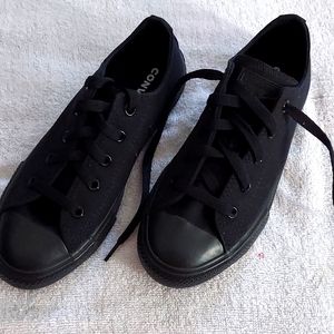CONVERSE CHUCK TAYLOR ALL STAR OX - BLACK MONOCHROME Youth Size 1